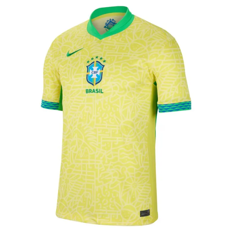 Maglia di casa del Brasile 2024/25 - Versione per tifosi (Giallo)