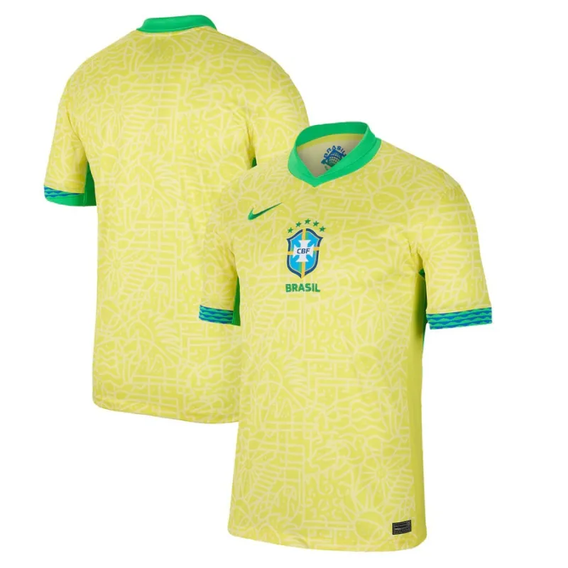 Maglia di casa del Brasile 2024/25 - Versione per tifosi (Giallo)