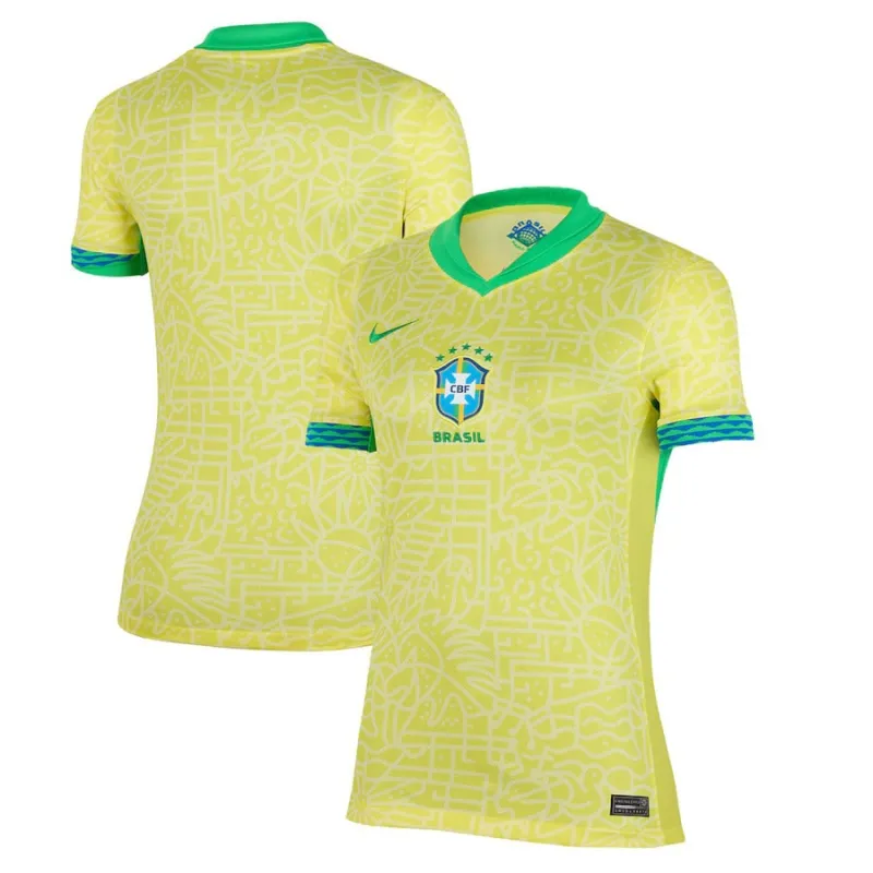 Brasilien 2024/25 Frauen Heim-Fan-Trikot (Gelb)