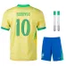 RODRIGO Brésil 2024-25 Domicile Enfant Complet Supporter - Jaune