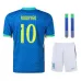 RODRIGO Brazil 2024/25 Away Kids Fan Edition Kit - Blue