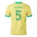Casemiro, 2024/25 Brazil Home Jersey, Fan Edition, Yellow