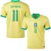 Raphinha, Brasilien Heimtrikot 2024/25, Fanausgabe, Gelb