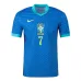 Vini Jr. Brazil 2024/25 Away Jersey, Fan Version, Blue