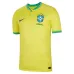Maillot du joueur du Brésil pour la Coupe du monde 2022 (Maillot principal, Jaune)