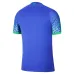 Maglia dei tifosi della squadra del Brasile per la Coppa del mondo 2022 (Maglia fuori casa, Blu)