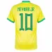 Maillot de domicile pour enfants du Brésil lors de la Coupe du monde 2022 avec le nom de Neymar Jr (Jaune)