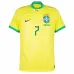 L. Paqueta, Maillot de supporter du Brésil pour la Coupe du monde 2022 (Maillot domicile, Jaune)