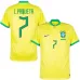 L. Paqueta, Brasilien 2022 Weltmeisterschaft Heimspieler-Trikot (Gelb)