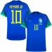 Neymar JR, Camiseta de hincha del Brasil para la Copa Mundial 2022 (Camiseta de visita, Azul)