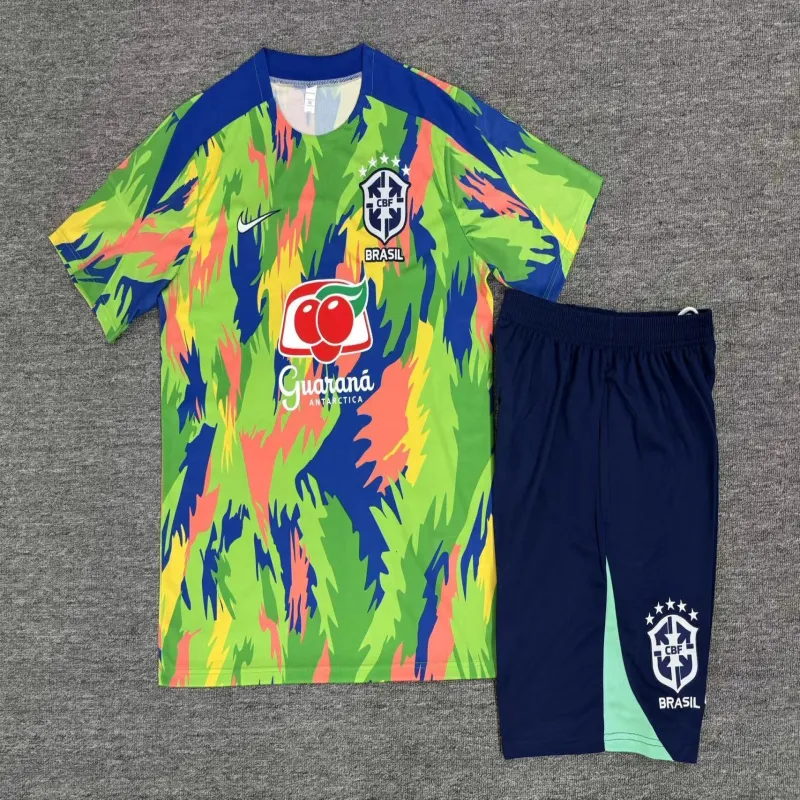 Brazil 2026/27 Ensemble Entraînement Enfan vert