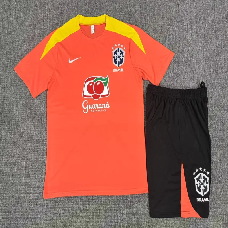 Brazil 2025/26 Kinder Trainingsanzug Orange