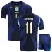 Completo Away Bambini Brasile RAPHINHA 2026/27 Blu