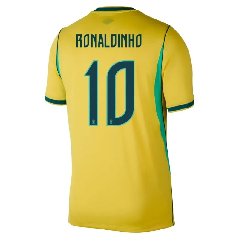 Maglia Home Brasile RONALDINHO 2026/27 Gialla