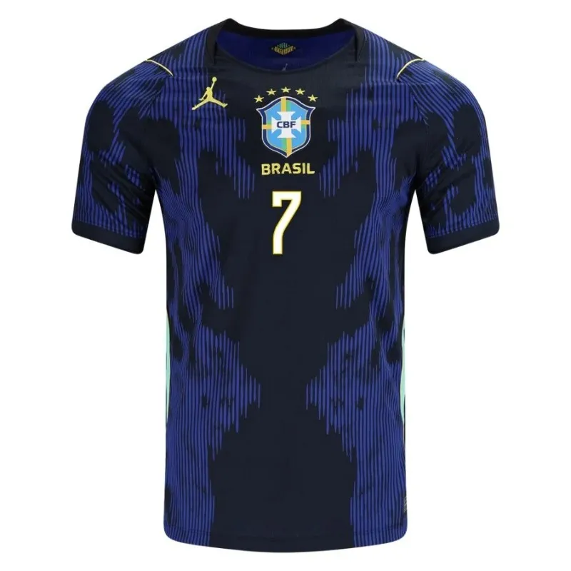 Conjunto Niño Visitante Brasil VINI JR 2026/27 Azul