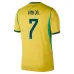 Brésil VINI JR 2026/27 Maillot Domicile Enfant Jaune
