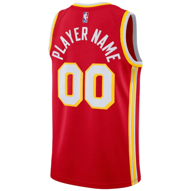 Atlanta Hawks 2020/21 Swingman Personalisertes Trikot - Icon-Edition - Rot