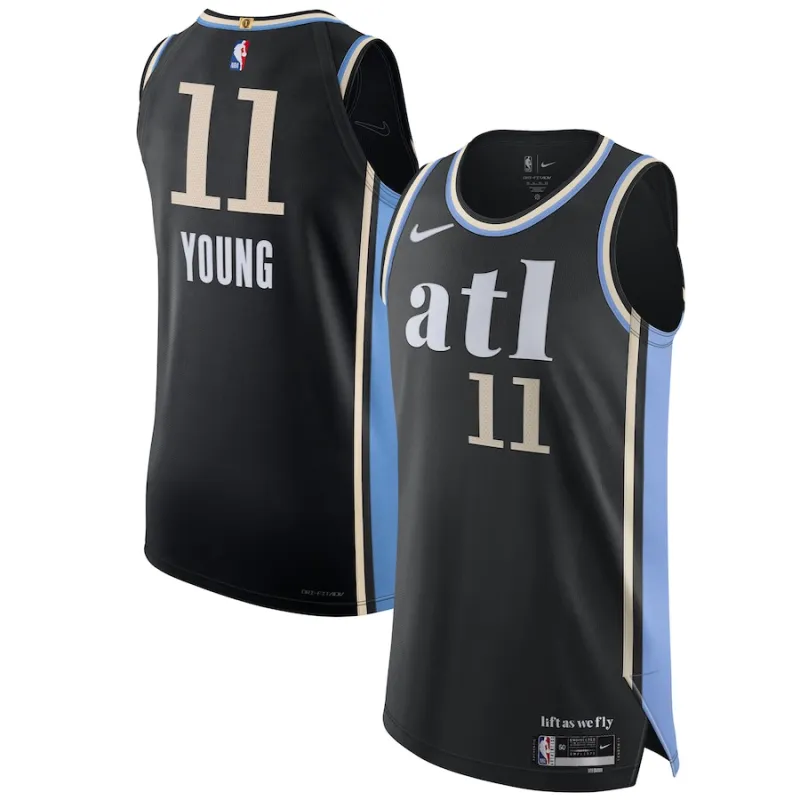 Trae Young, Atlanta Hawks Jersey - City Edition - Black
