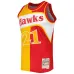 Camiseta Dominique Wilkins Atlanta Hawks Mitchell & Ness 86/87 HWC Retro