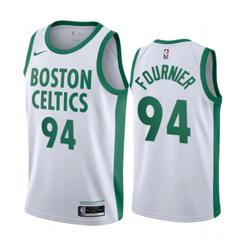 Evan Fournier, Boston Celtics 2020/21 - City Edition, White