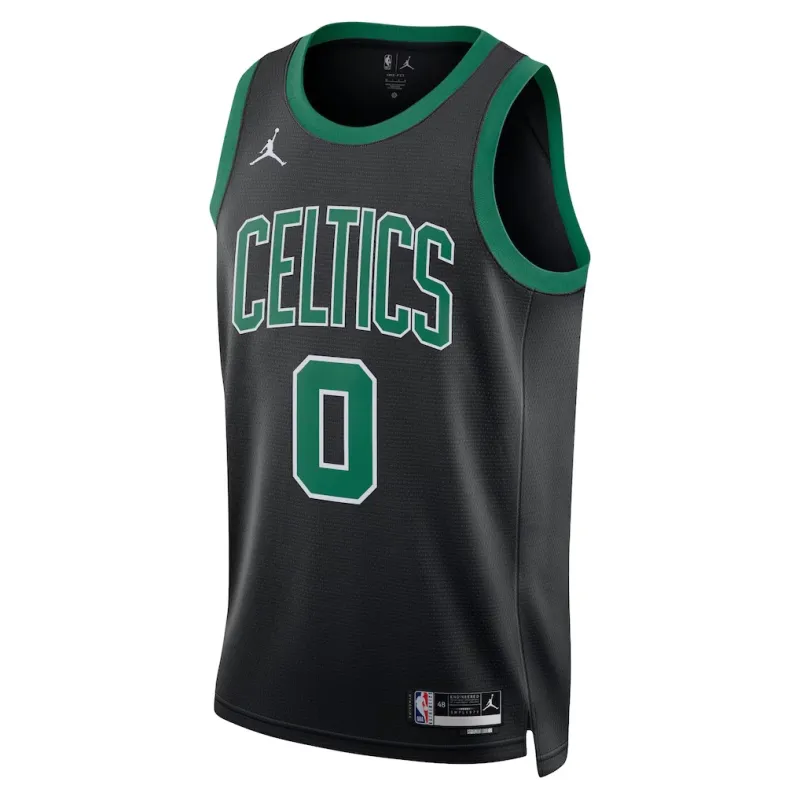 Celtics Jayson Tatum Swingman Jersey - Statement Edition - Black