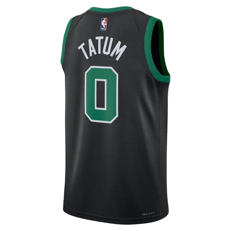 Celtics Jayson Tatum Swingman Jersey - Statement Edition - Black