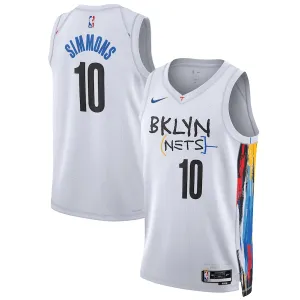 Ben Simmons, Brooklyn Nets Unisex 2022/23 Season Swingman Jersey - City Edition - White