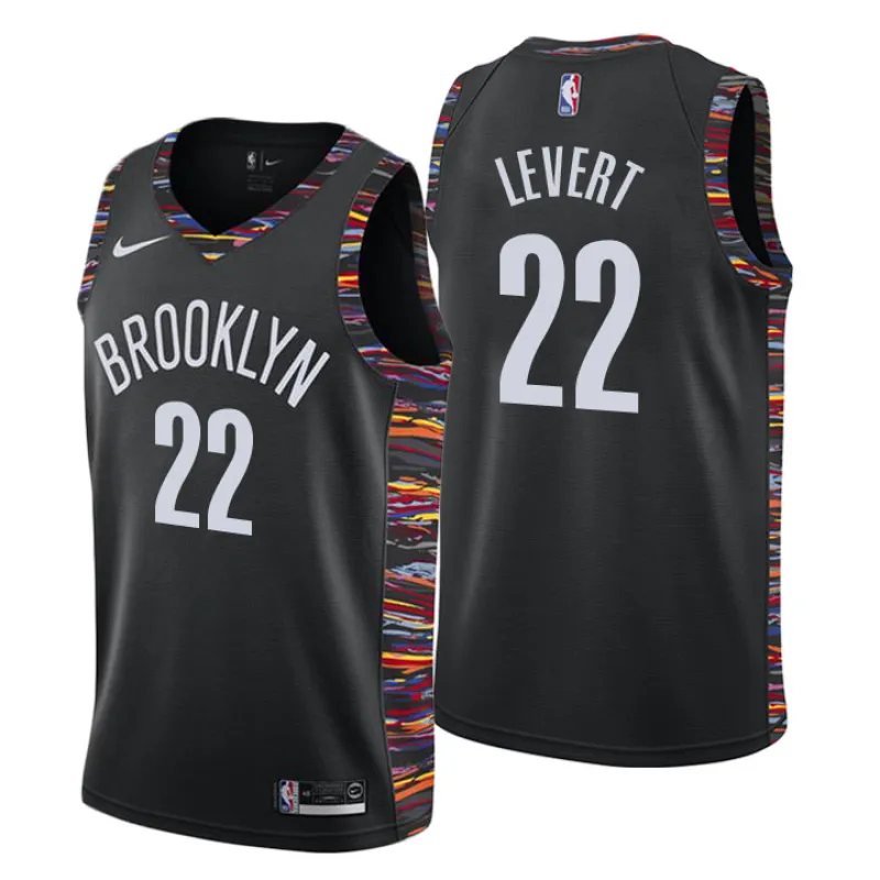 Caris LeVert, Brooklyn Nets 2018/19 - City Edition, Black
