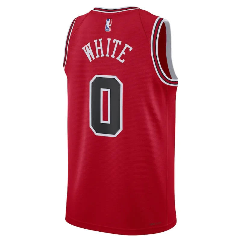 Coby White Chicago Bulls Unisex Swingman Jersey - Icon Edition - Red