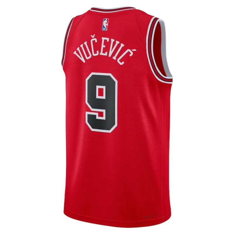 Nikola Vucevic Chicago Bulls Unisex Swingman Jersey - Icon Edition - Red