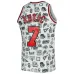 Toni Kukoč, Chicago Bulls Mitchell & Ness 1997/98 Hardwood Classics Doodle Swingman Jersey - White