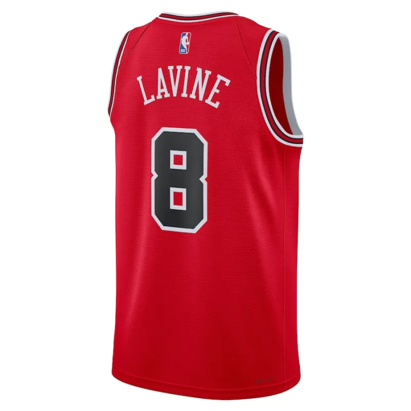 Zach LaVine Chicago Bulls Unisex Swingman-Jersey - Icon Edition - Rot