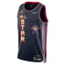 Jersey de la collection Fan Edition du Match des étoiles NBA 2025 unisexe de la marque Jordan - Bleu marine