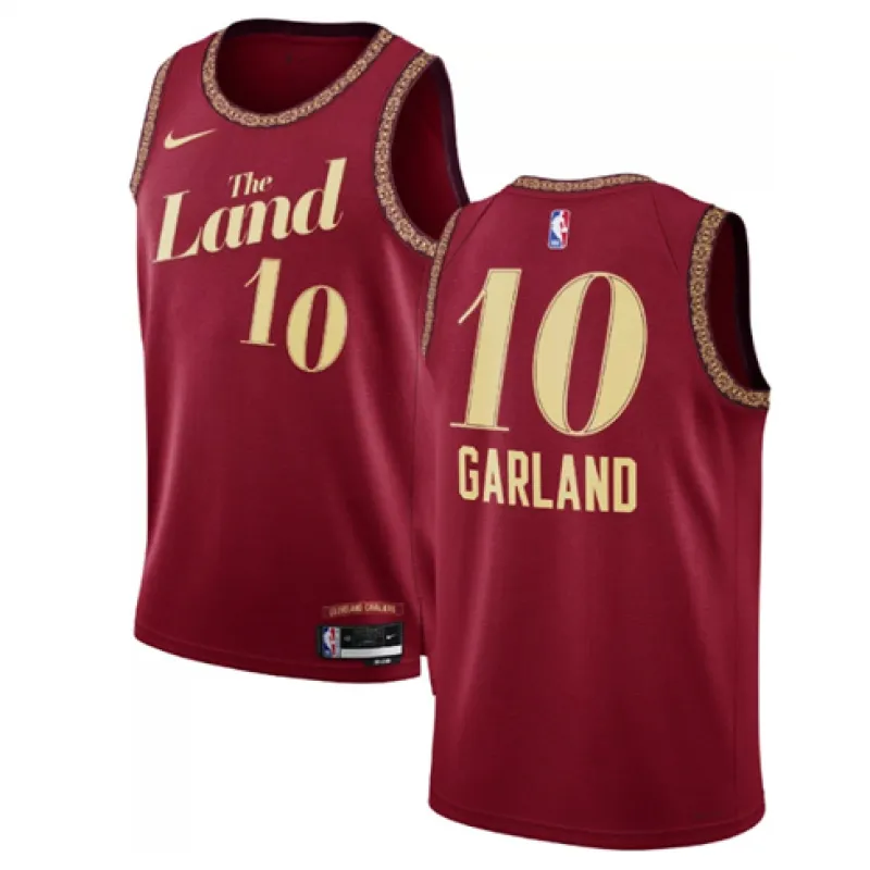 Le maillot de Darius Garland, les Cleveland Cavaliers 2023/24 - Édition Ville - Rouge