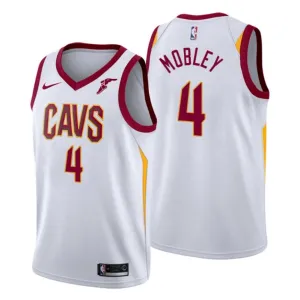 Evan Mobley, les Cleveland Cavaliers - Édition Association - Blanc