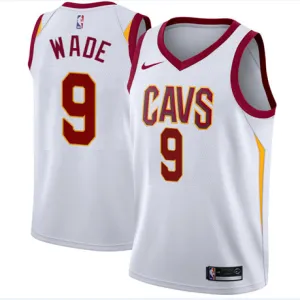 Dwyane Wade, les Cleveland Cavaliers - Édition Association - Blanc