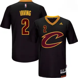 Kyrie Irving, Cleveland Cavaliers - Black Sleeve Swingman Edition - Black