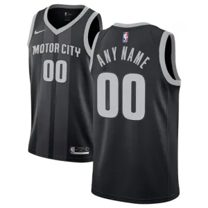 Customized style, Detroit Pistons, 2018/19 - City Edition - Black