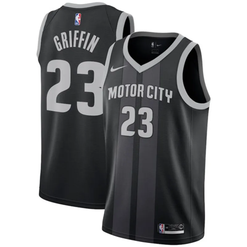 Blake Griffin, les Detroit Pistons, 2018/19 - Édition Ville - Noir
