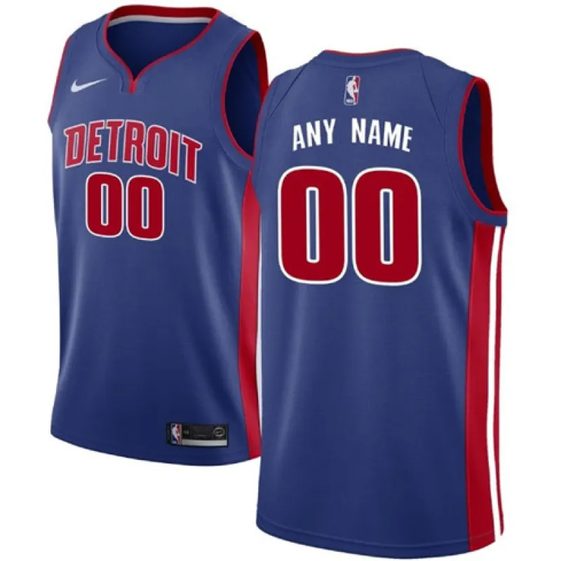 Customized jersey, Detroit Pistons - Icon Edition - Blue