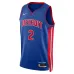 Cade Cunningham, Maglia Swingman unisex dei Detroit Pistons - Edizione Icona - Blu