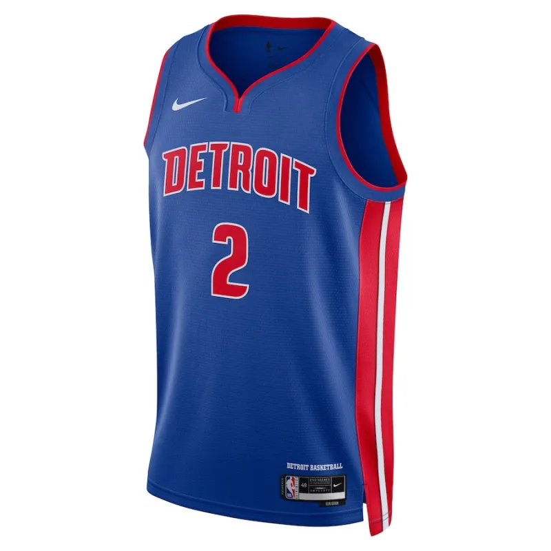 Cade Cunningham, Maglia Swingman unisex dei Detroit Pistons - Edizione Icona - Blu