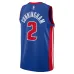 Cade Cunningham, Maglia Swingman unisex dei Detroit Pistons - Edizione Icona - Blu