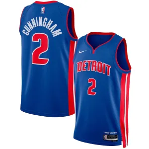 Cade Cunningham, Detroit Pistons Unisex Swingman Jersey - Icon Edition - Blue