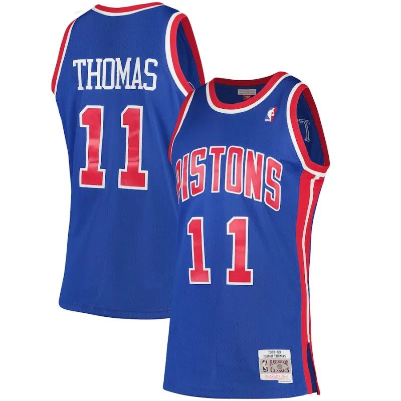 Isiah Thomas Detroit Pistons Mitchell & Ness 1988/89 Classic Edition