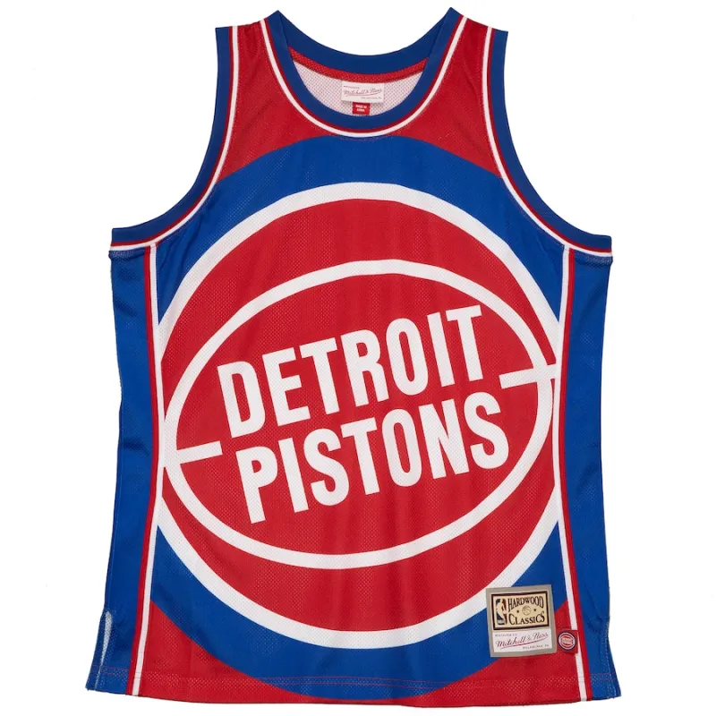 Detroit Pistons Mitchell & Ness Hardwood Classics Blown Out Mode-Trikot - Rot