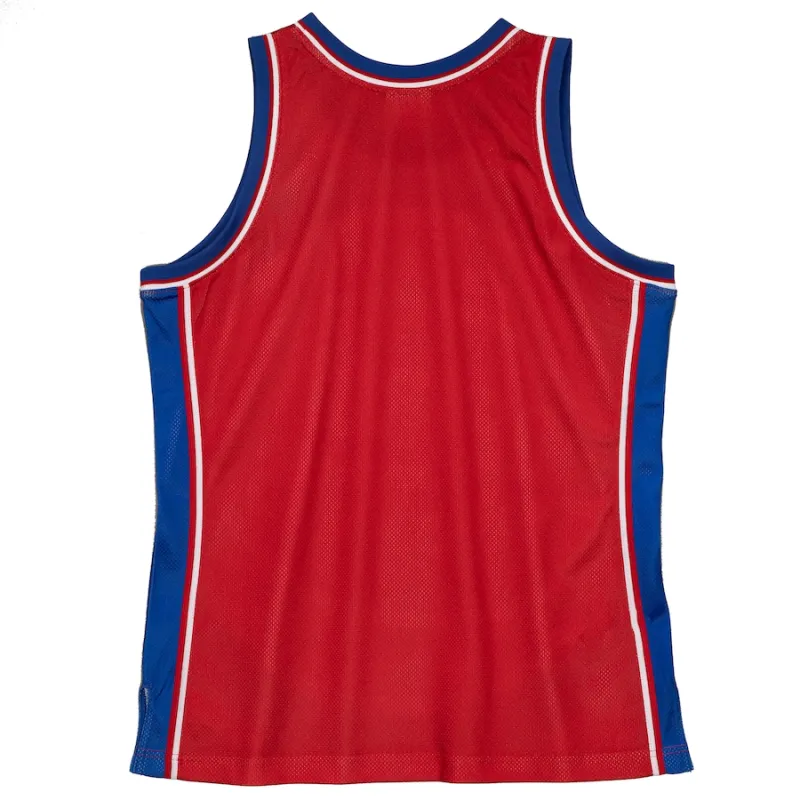 Detroit Pistons Mitchell & Ness Hardwood Classics Blown Out Mode-Trikot - Rot