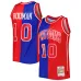 Dennis Rodman Detroit Pistons Mitchell & Ness Hardwood Classics 1988/89 Split Swingman Trikot