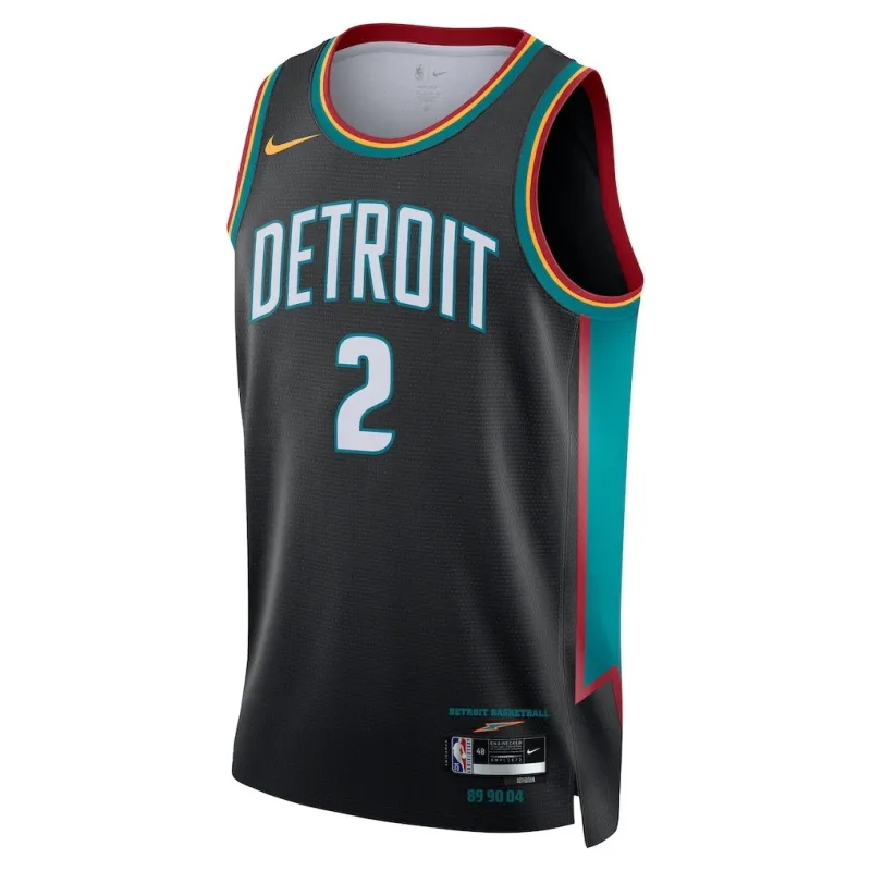 DET Cunningham 2025/26 City Edition Jersey Gray