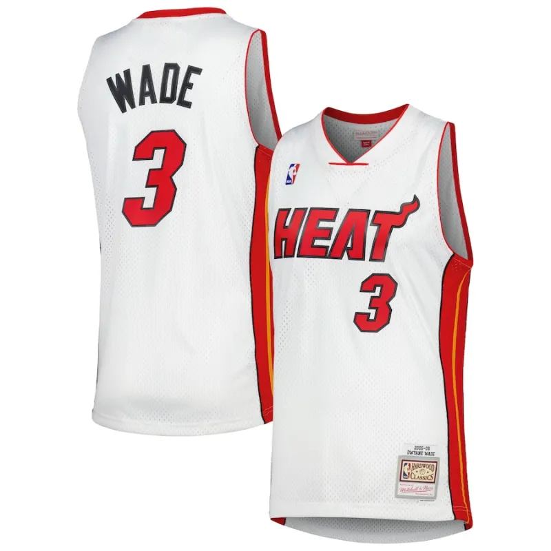 Dwyane Wade, Miami Heat Mitchell & Ness 2005/06 Classic Edition Swingman Jersey - White